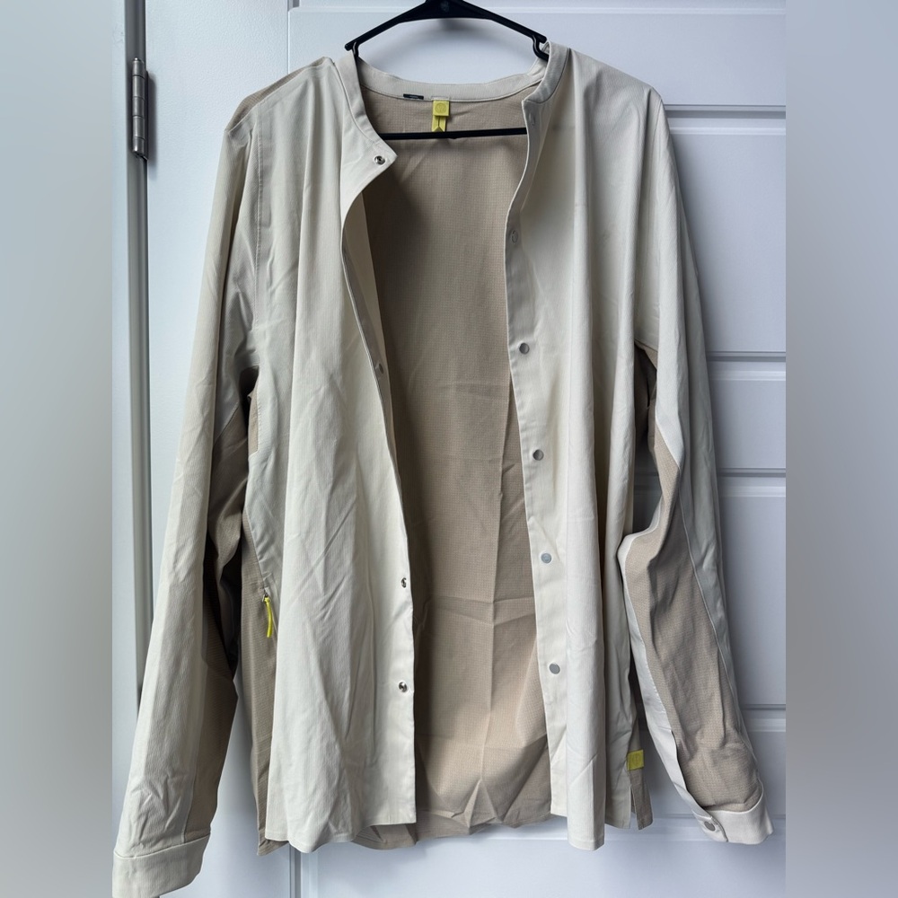 lululemon athletica Light Tan Shirt Jacket